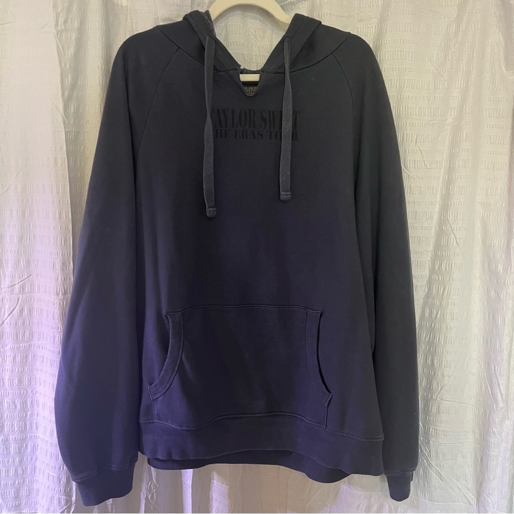 Taylor Swift Eras Tour Washed Blue Hoodie